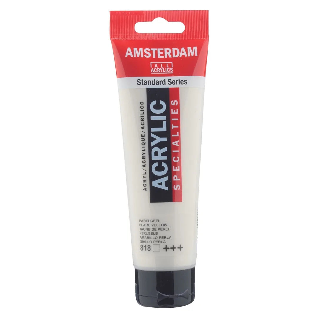 8712079395414 Acrílico Amsterdam 120 ml | Colores Amarillo Perlado 818 Serie Estandar Cartel Arte & Papelería