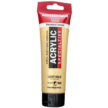 8712079217525 Acrílico Amsterdam 120 ml | Colores Oro Claro 802 Serie Estandar Cartel Arte & Papelería