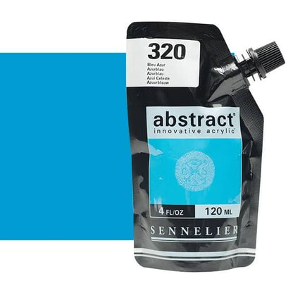 0V20100000000 Acrilico Abstract Sennelier 120ml Azul Celeste-Ref. 320-Cartel Arte & Papelería