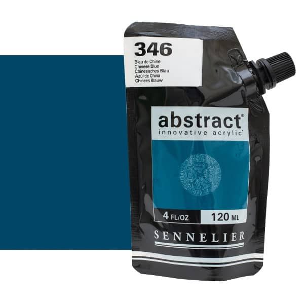 0V34339000000 Acrilico Abstract Sennelier 120ml Azul China-Ref. 346-Cartel Arte & Papelería