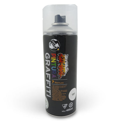GRAF'191 Aerosol Graffiti Aerosol Graffiti 400 ML Laca Trasparente Mate Aerosol Cartel Arte & Papelería