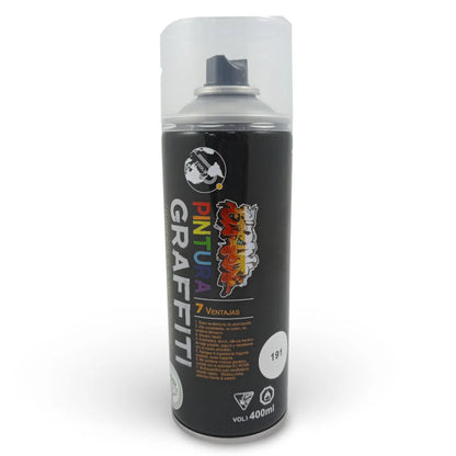 GRAF'191 Aerosol Graffiti Aerosol Graffiti 400 ML Laca Trasparente Mate Aerosol Cartel Arte & Papelería