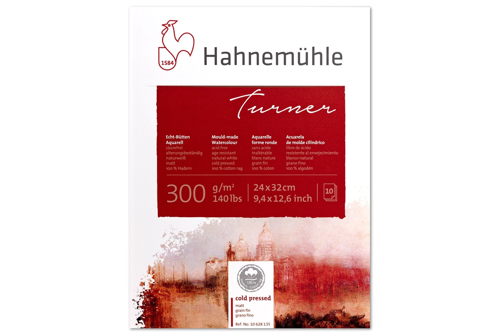 Bloc de Acuarela William Turner 300gr 24 x 32 cm Hahnemuhle