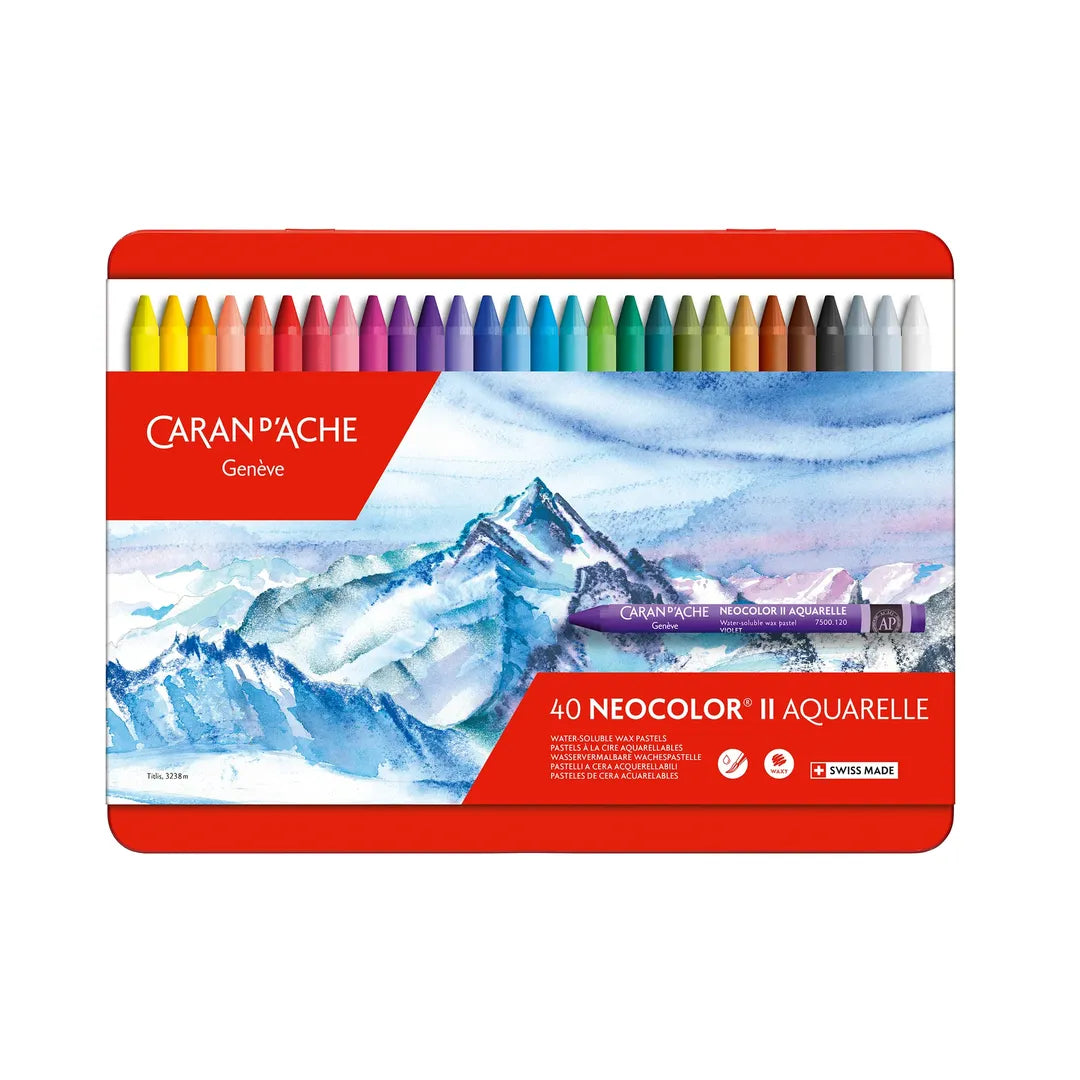 CLASSIC NEOCOLOR II | Caja Metálica de colores | Caran d’Ache – Cartel ...