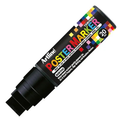 4974052852053 Postermarker Artline 20 mm Negro Base Tempera Cartel Arte & Papelería