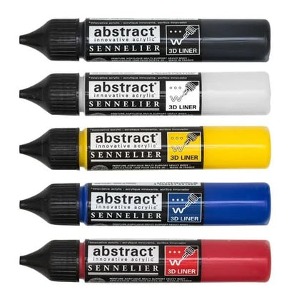 3046451901203 Set Liners Abstract Sennelier 27ml Colores Basicos x5 Cartel Arte & Papelería