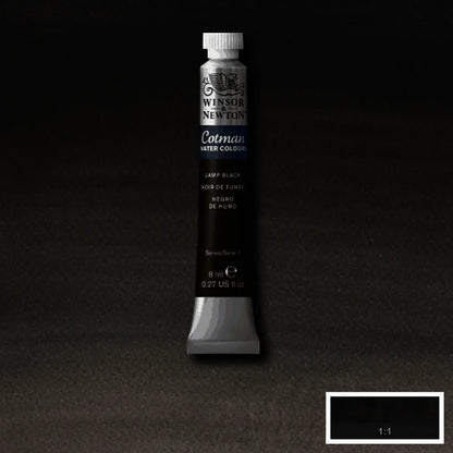 094376902129 Acuarela Cotman Winsor and Newton 8 ML Negro De Humo RF 337 Cartel Arte & Papelería